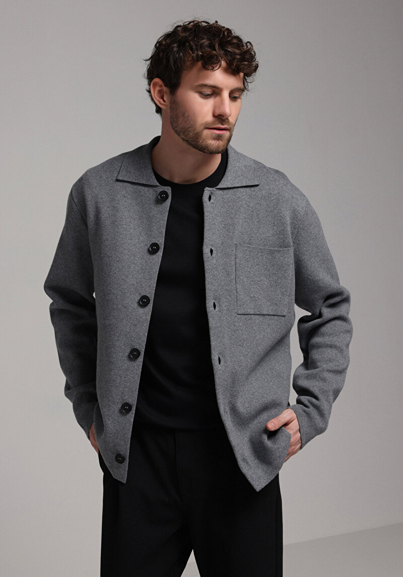 Зображення Кардиган Чоловічий Сірий  Cl1077938