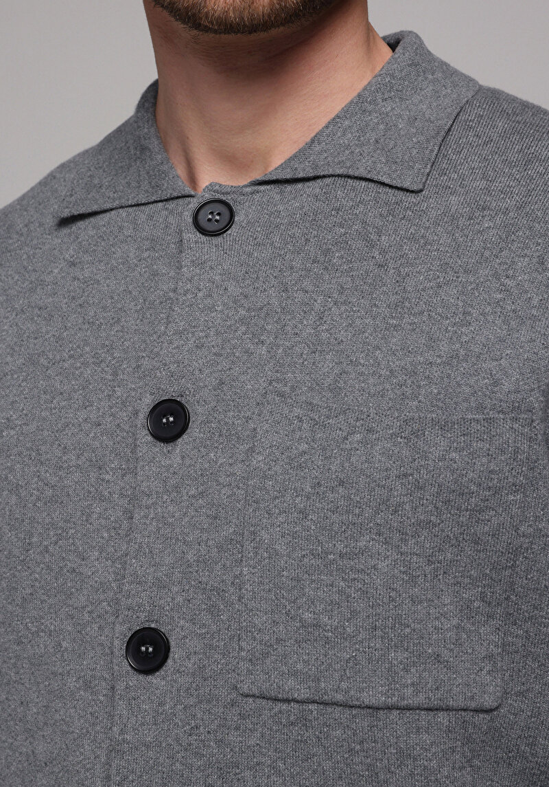 Зображення Кардиган Чоловічий Сірий Cl1077938