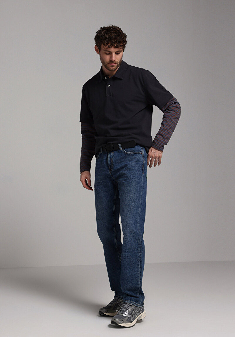 Зображення 045 David Джинси Чоловічі Блакитні Класичного Крою Cl1078164