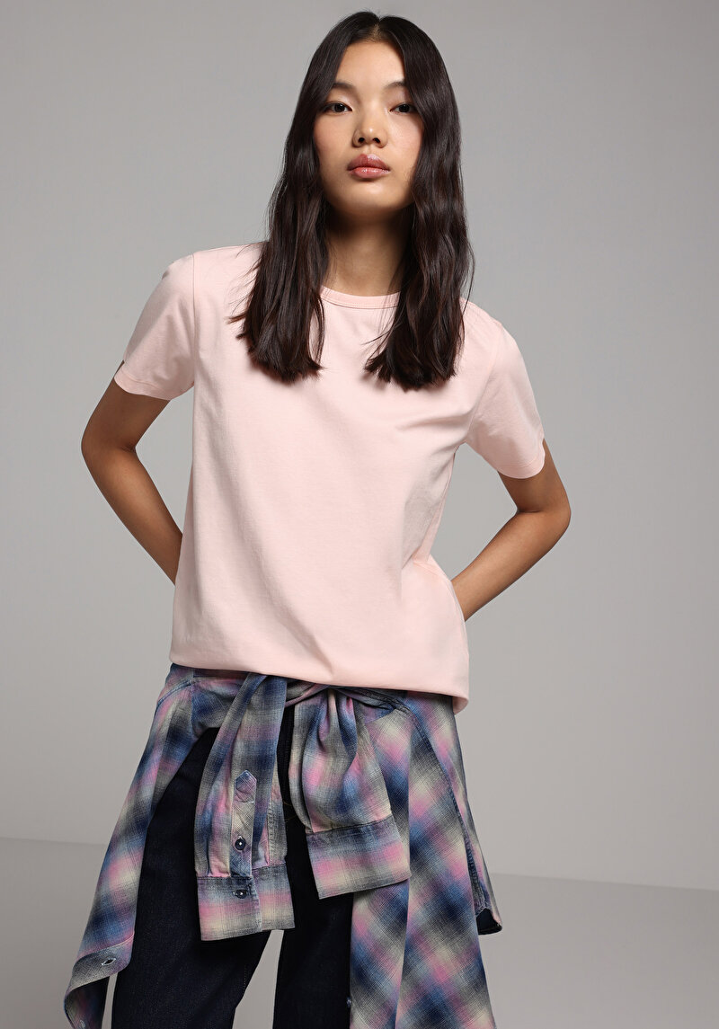 Зображення Футболка З Коротким Рукавом Жіноча Рожева  Cl1079029