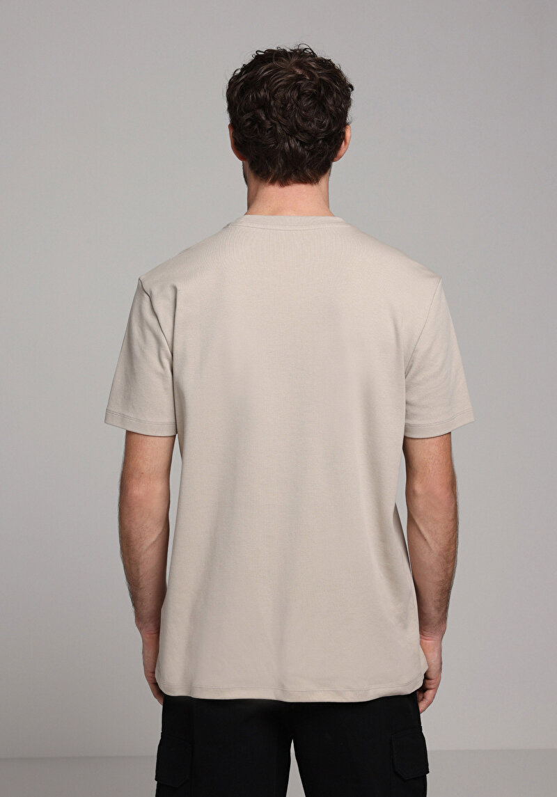 Показати інформацію про Футболка З Коротким Рукавом Чоловіча Сіра