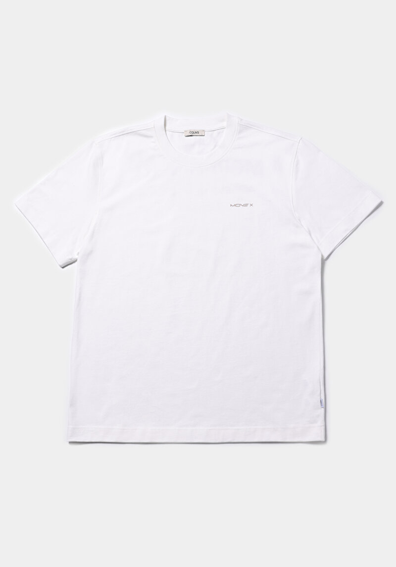 Показати інформацію про Футболка З Коротким Рукавом Чоловіча Біла  Cl1078182