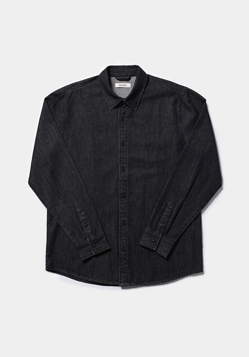 Показати інформацію про 021 Joel Сорочка З Довгим Рукавом Чоловіча Чорна  Cl1078188