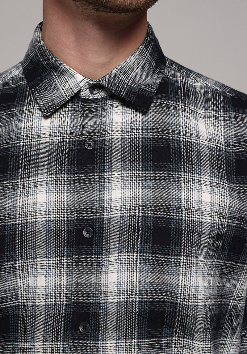 Зображення Сорочка З Довгим Рукавом Чоловіча Синя Cl1077584