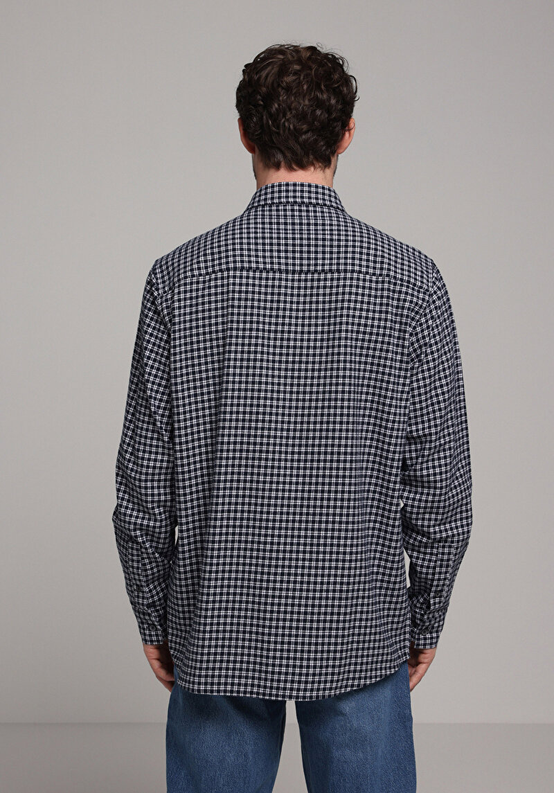 Зображення Сорочка З Довгим Рукавом Чоловіча Синя Cl1077705