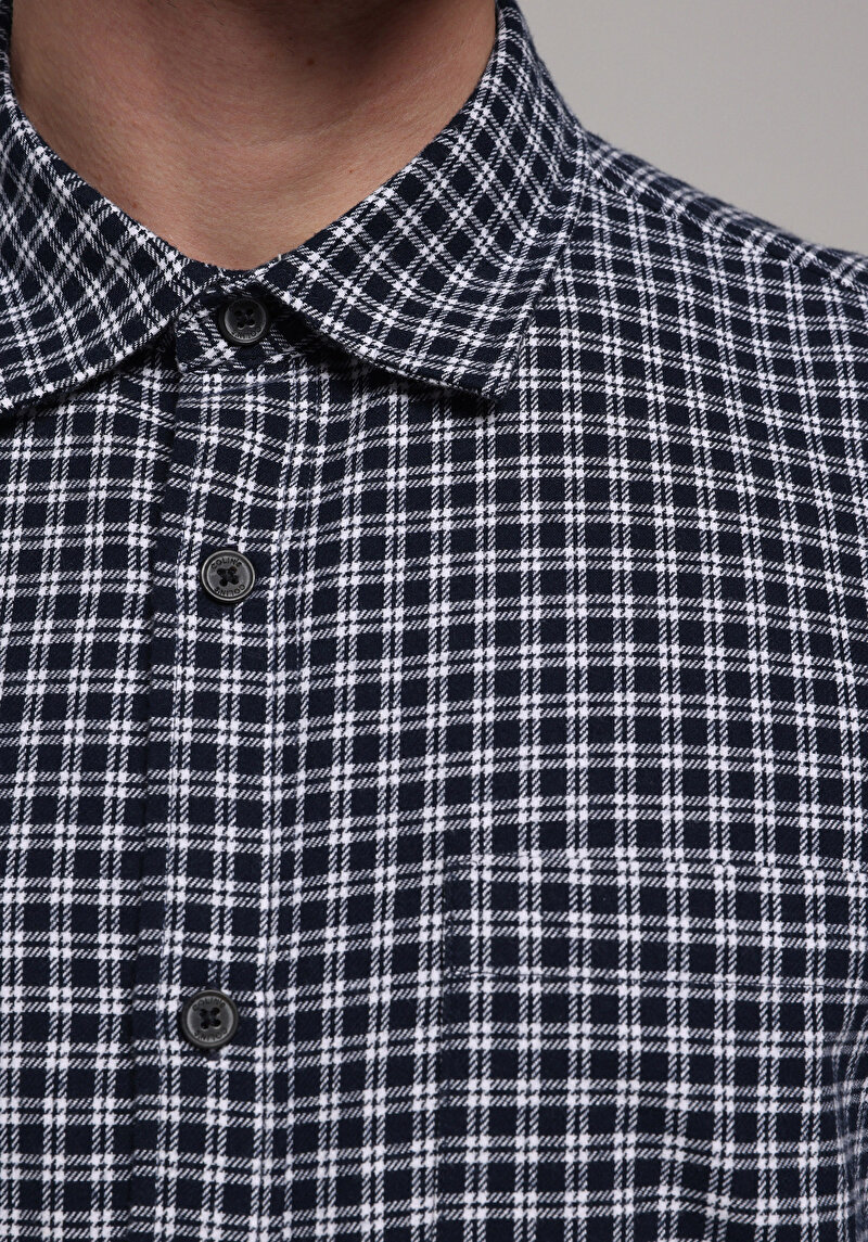 Зображення Сорочка З Довгим Рукавом Чоловіча Синя Cl1077705