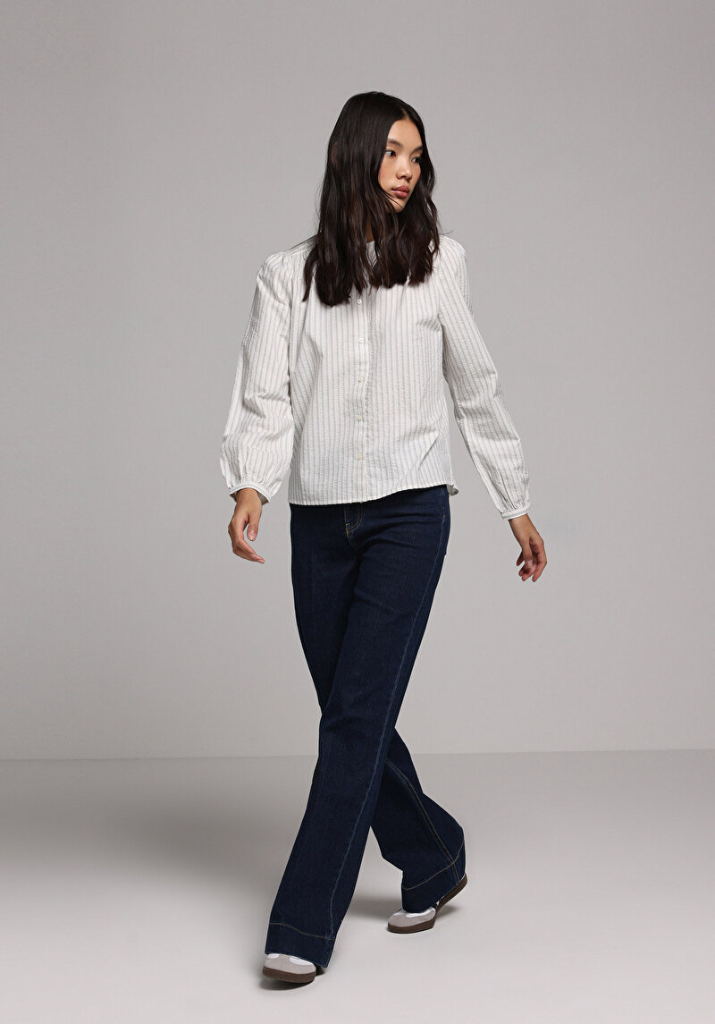 Зображення Сорочка З Довгим Рукавом Жіноча Біла Cl1078106