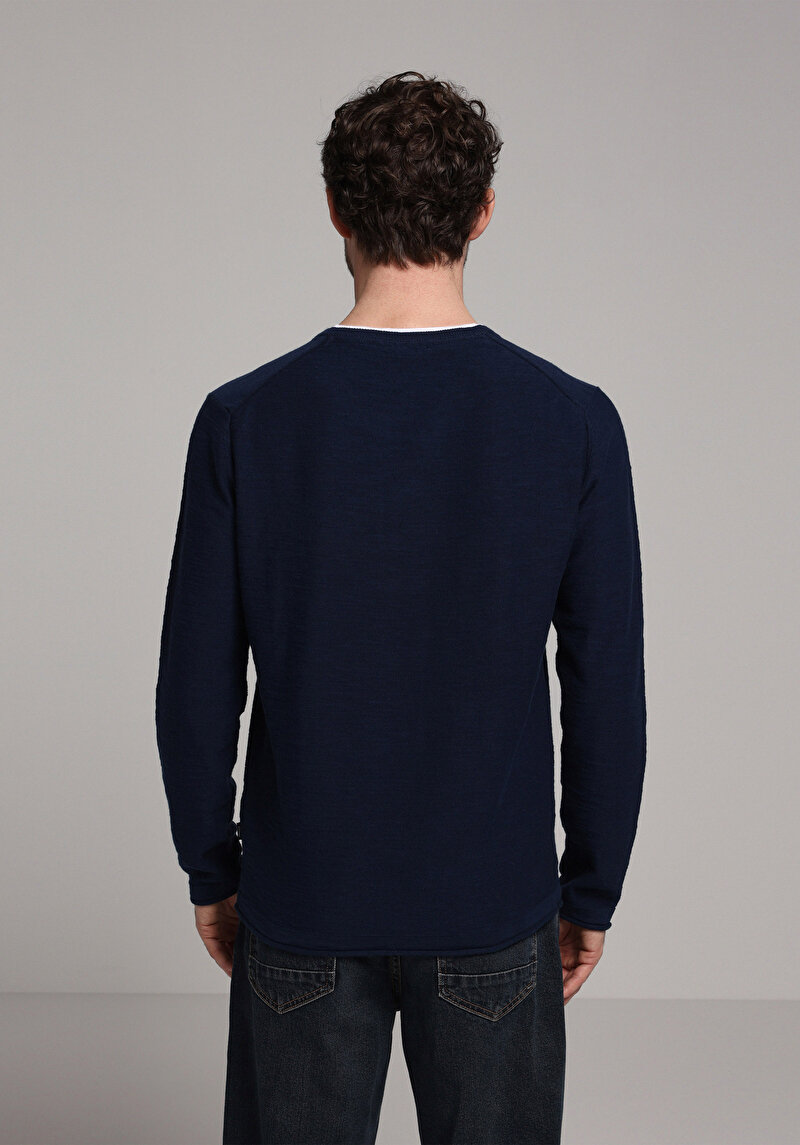 Зображення Светр Чоловічий Синій Cl1080087