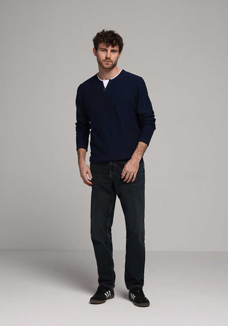 Зображення Светр Чоловічий Синій Cl1080087