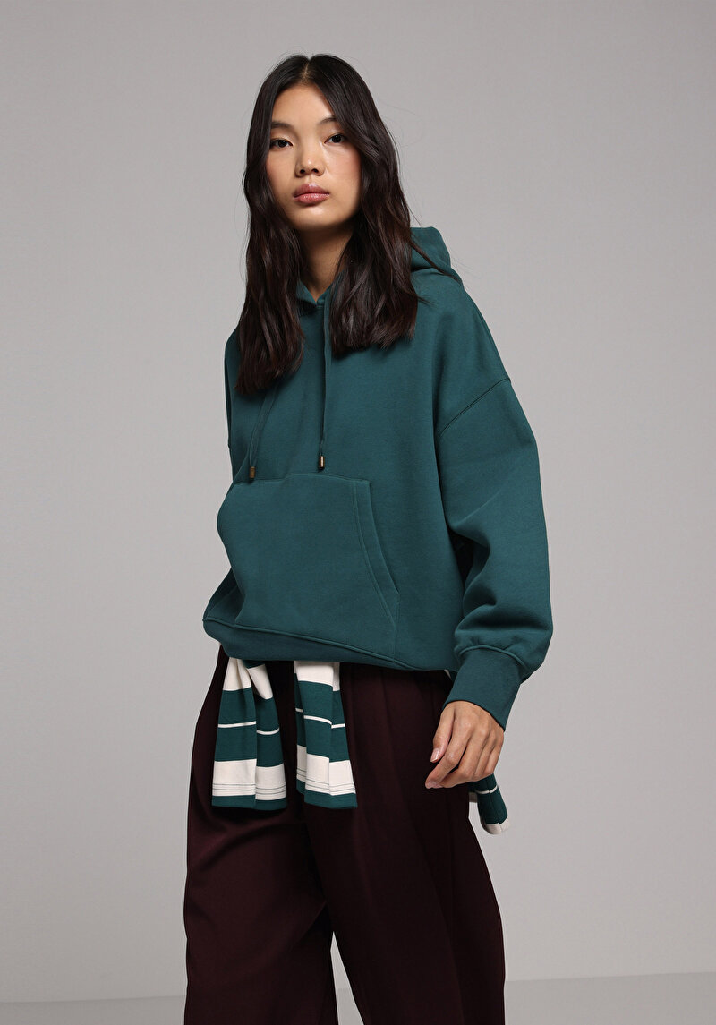 Зображення Толстовка Жіноча Зелена Cl1077688