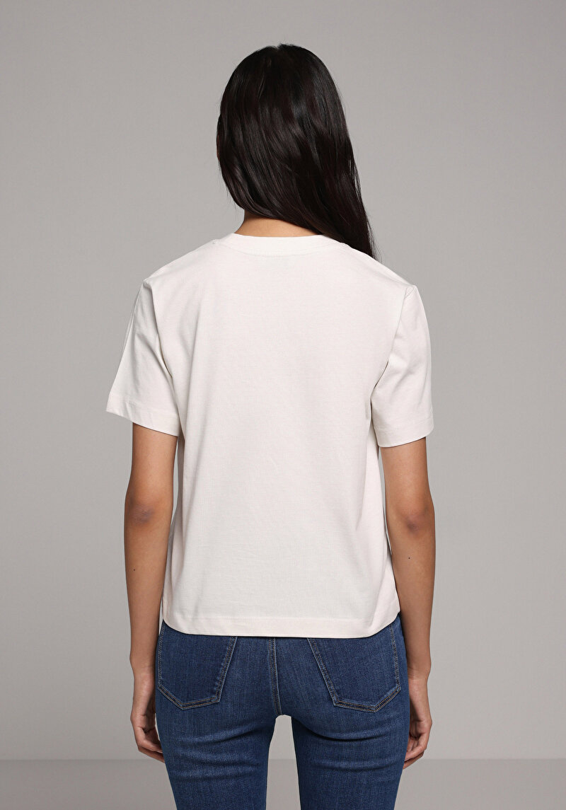 Показати інформацію про Футболка З Коротким Рукавом Жіноча Біла  Cl1078801