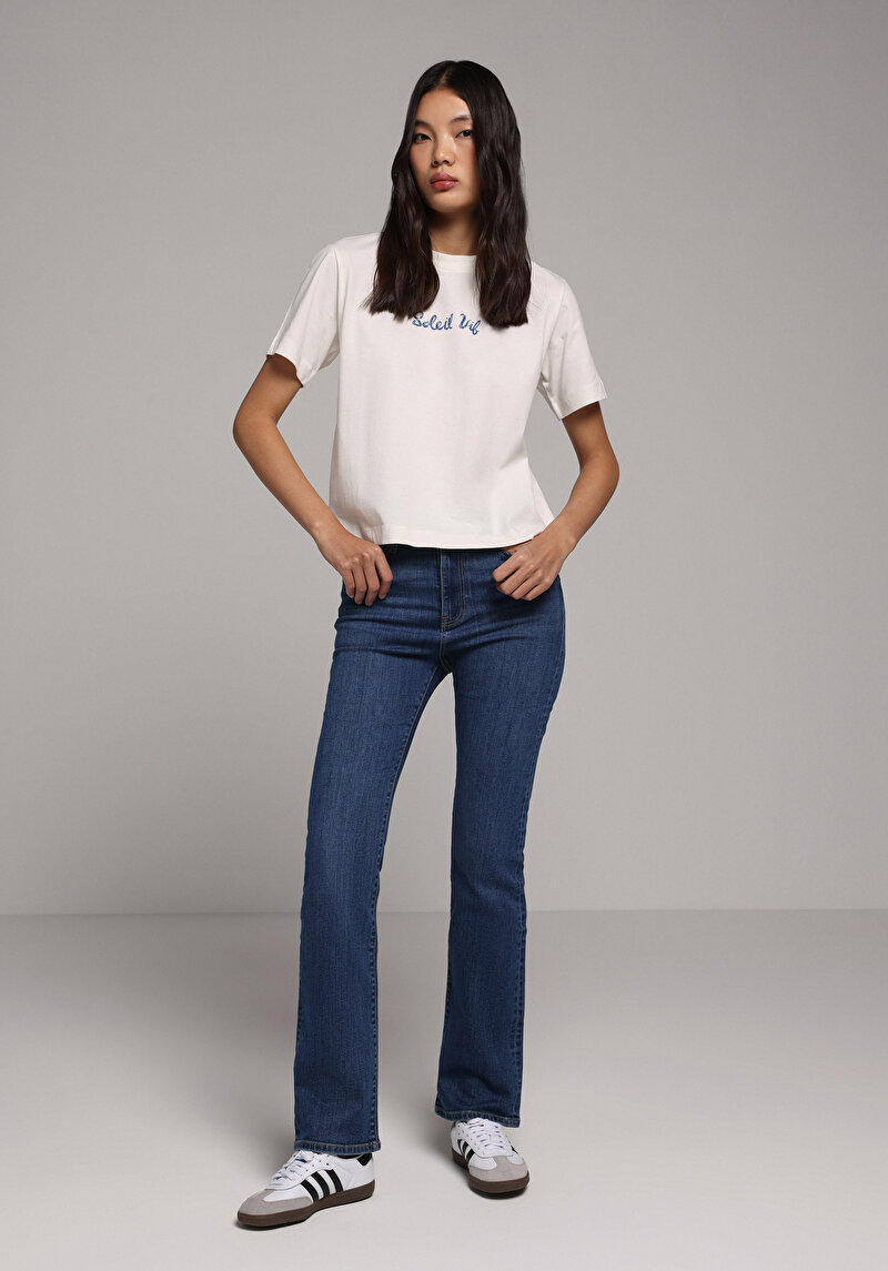 Показати інформацію про Футболка З Коротким Рукавом Жіноча Біла  Cl1078801