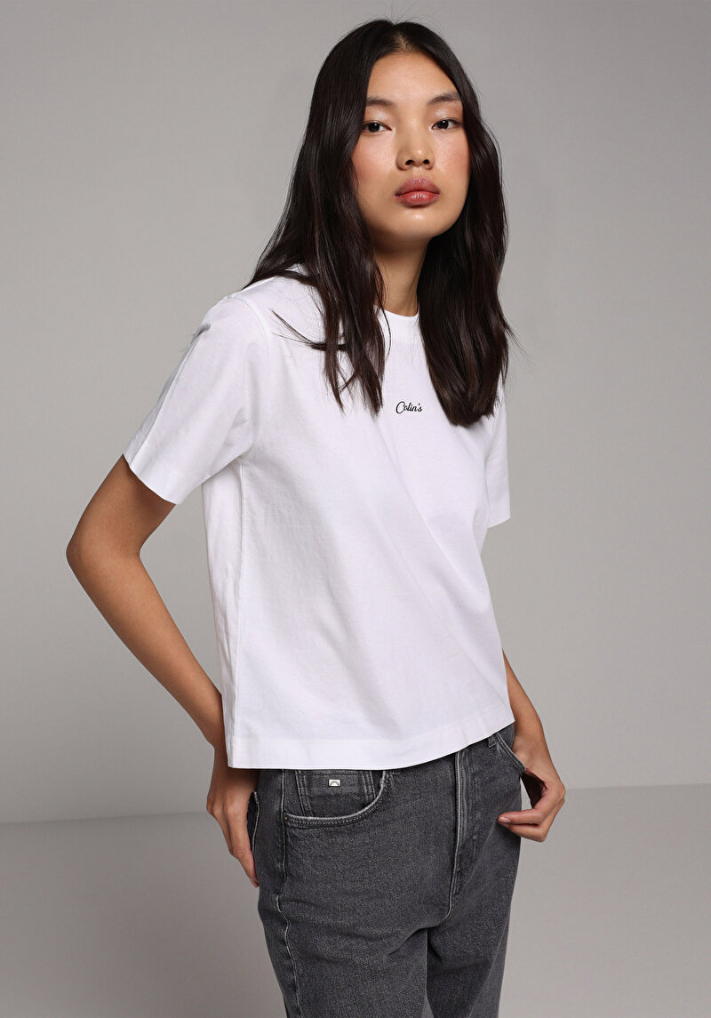 Зображення Футболка З Коротким Рукавом Жіноча Біла  Cl1079348