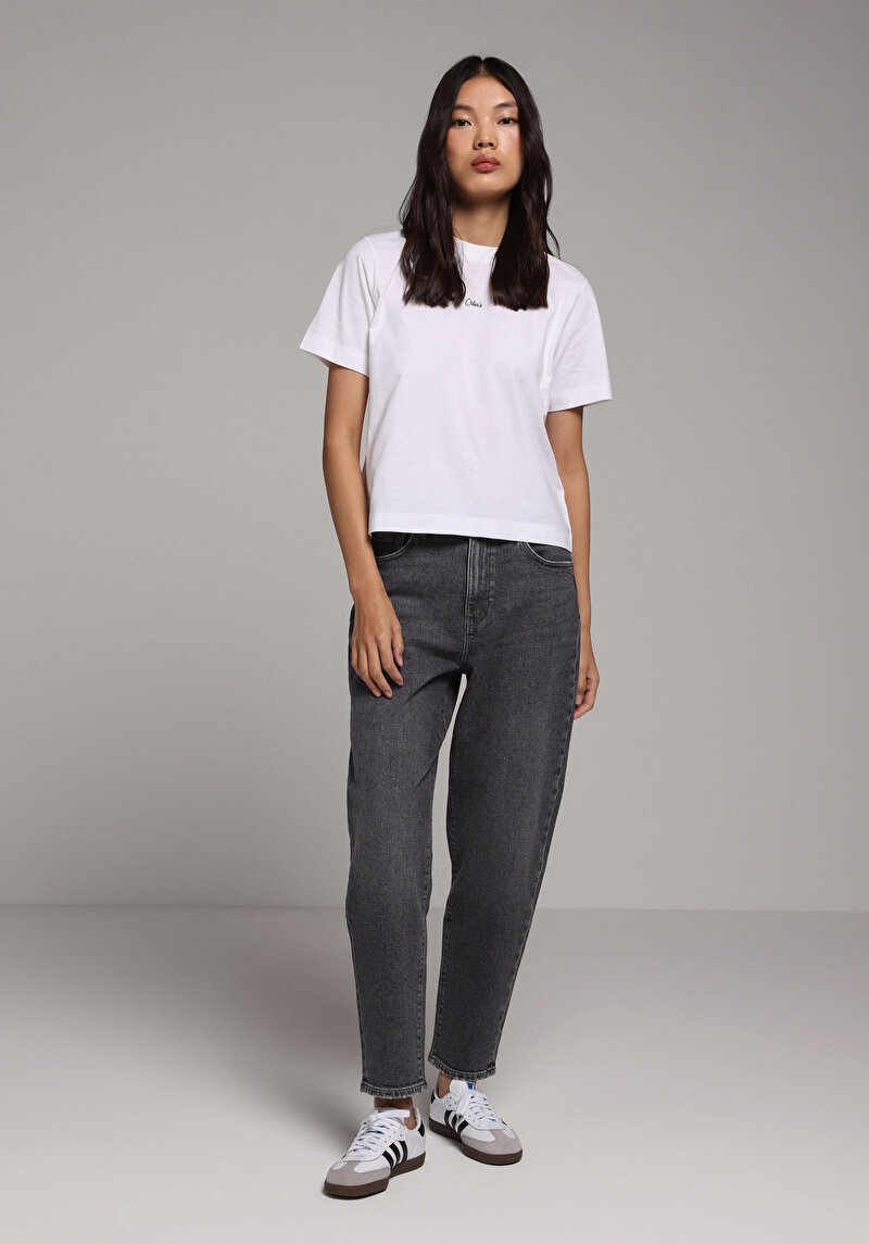 Показати інформацію про Футболка З Коротким Рукавом Жіноча Біла  Cl1079348