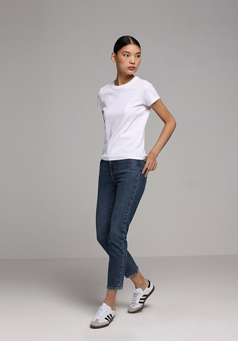 Зображення 703 Carla Джинси Жіночі Блакитні Вузького Крою Cl1078197