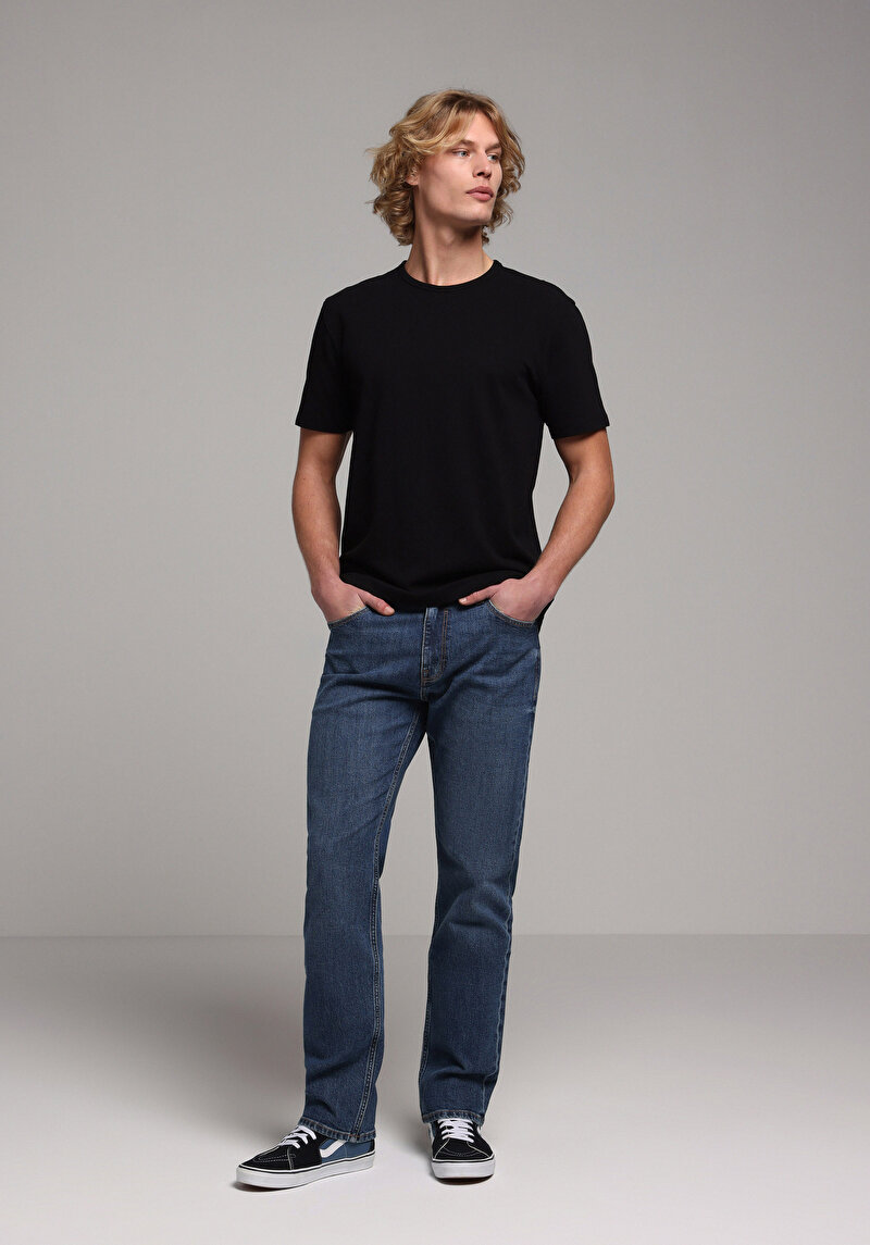 Показати інформацію про Футболка З Коротким Рукавом Чоловіча Чорна