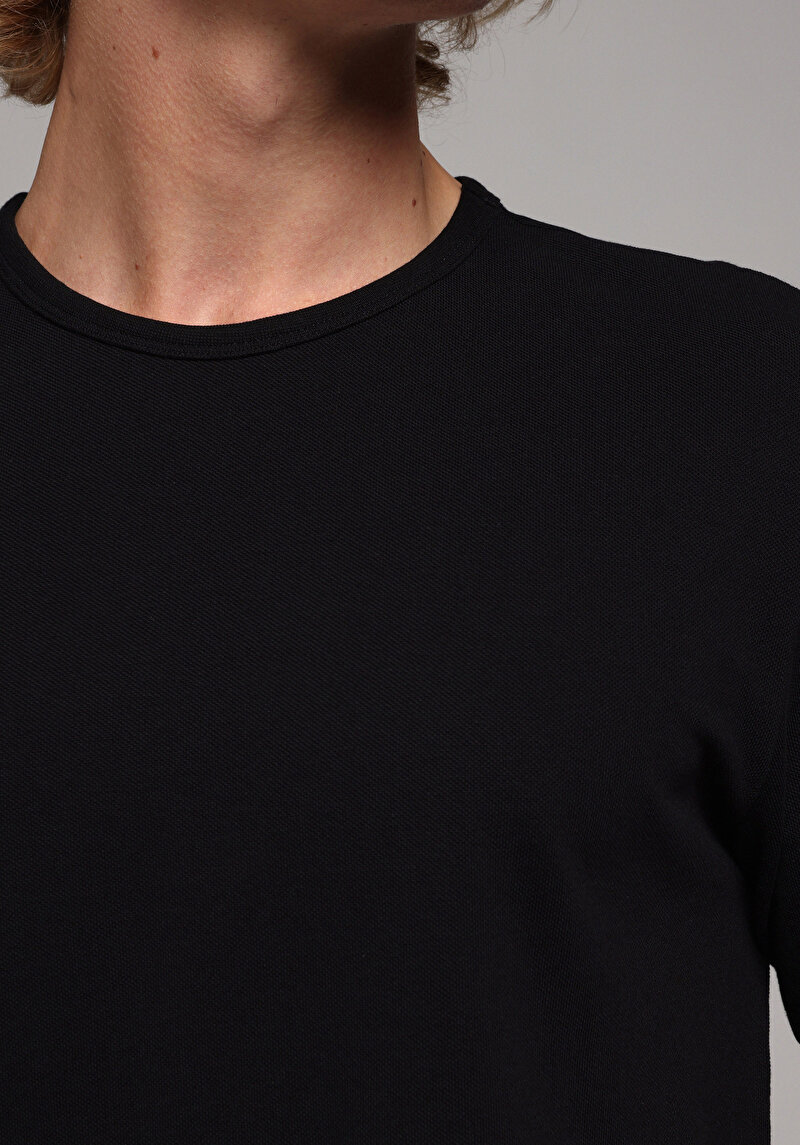 Показати інформацію про Футболка З Коротким Рукавом Чоловіча Чорна