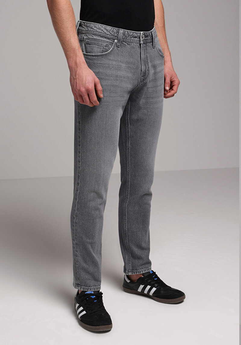 Показати інформацію про 067 Jack Джинси Чоловічі Сірі Класичного Крою Cl1078909
