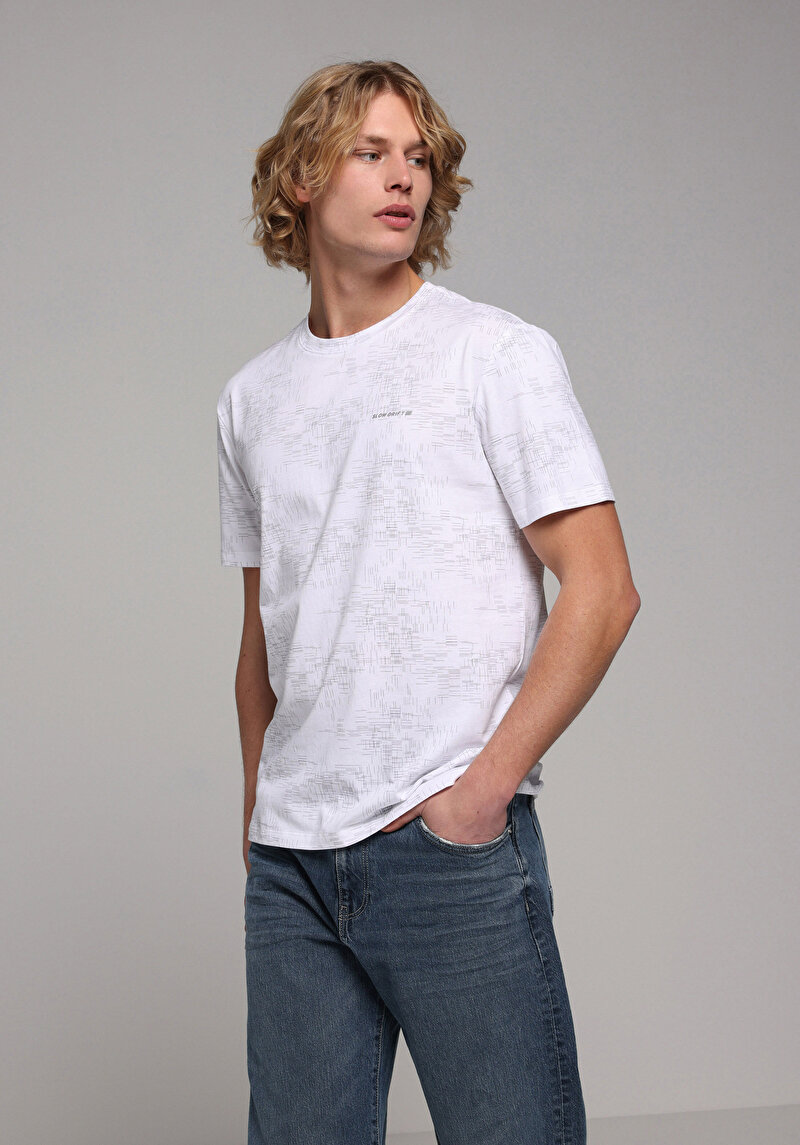 Зображення Футболка З Коротким Рукавом Чоловіча Біла