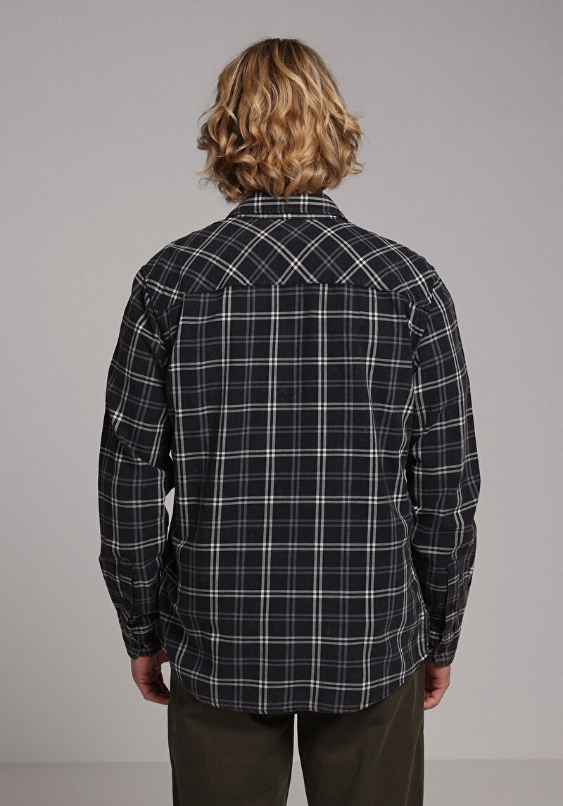 Зображення Сорочка З Довгим Рукавом Чоловіча Чорна Cl1079328