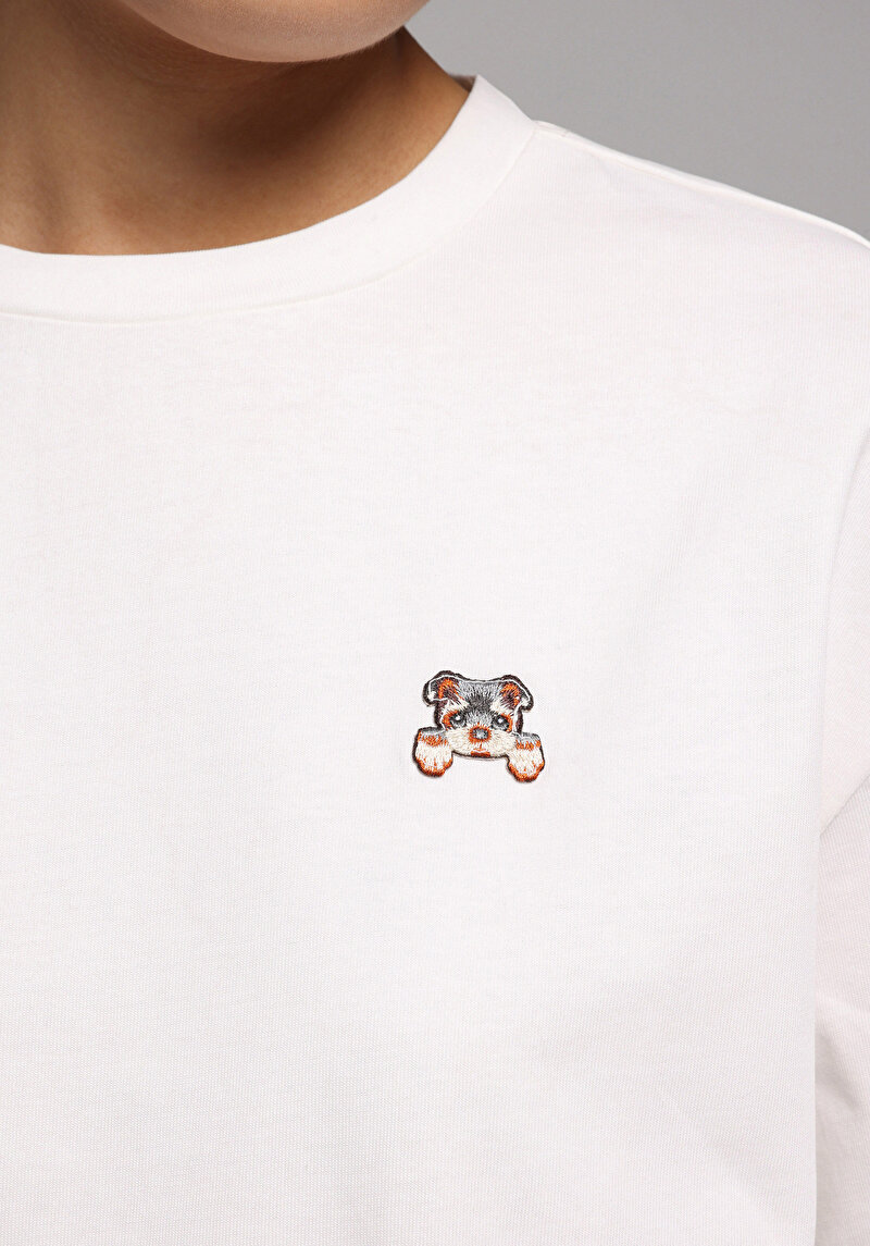 Зображення Футболка З Коротким Рукавом Жіноча Біла Cl1079355