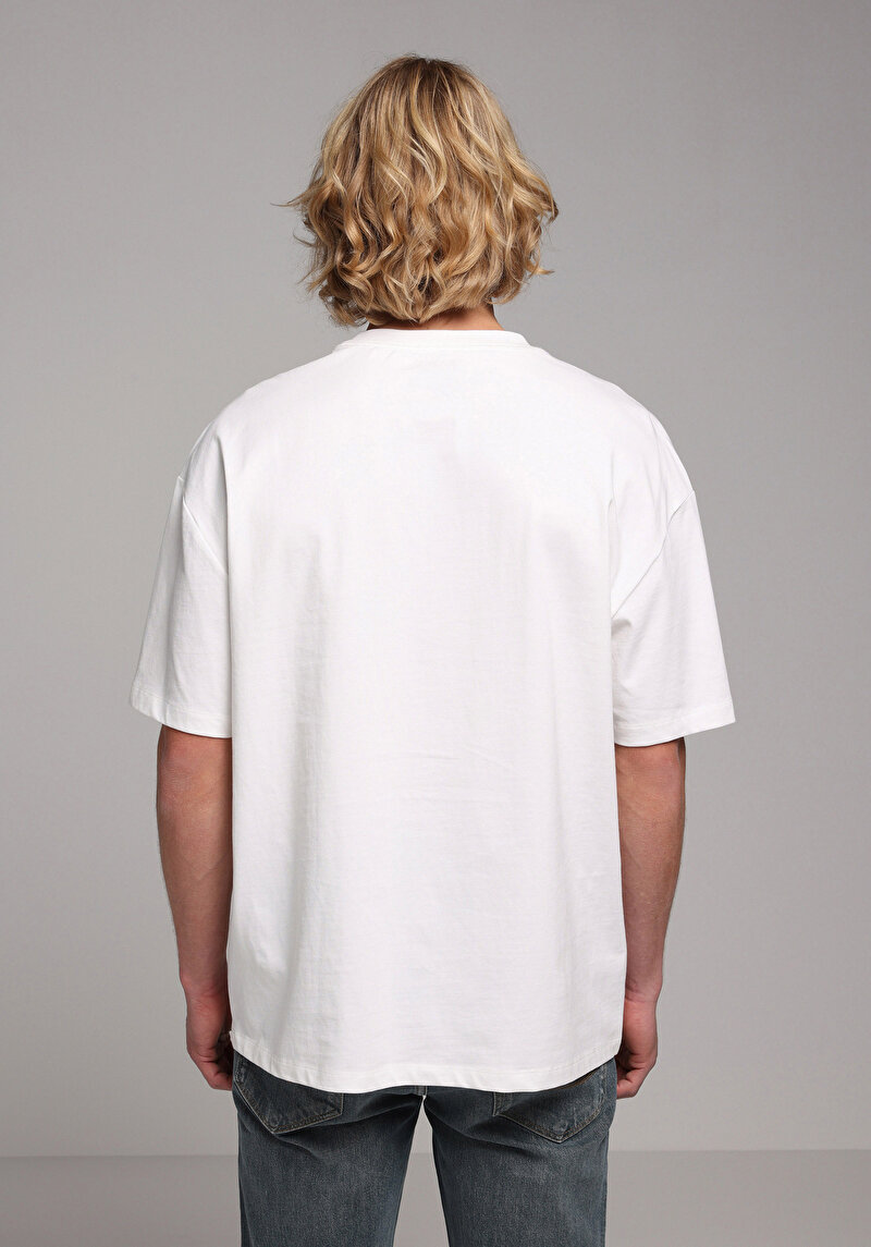 Показати інформацію про Футболка З Коротким Рукавом Чоловіча Біла