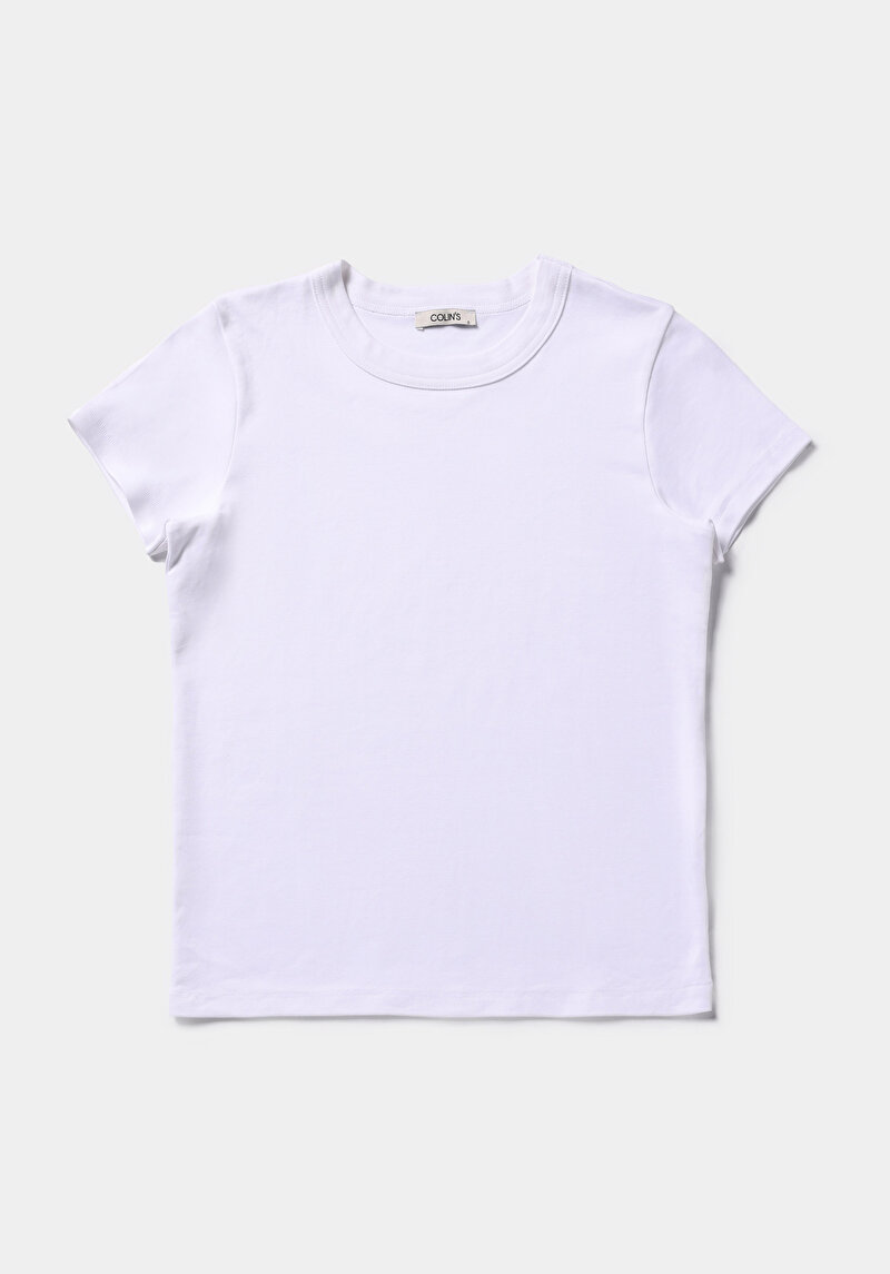 Показати інформацію про Футболка З Коротким Рукавом Жіноча Біла  Cl1068567