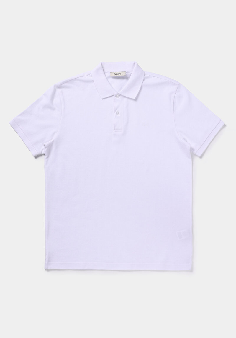 Показати інформацію про Поло З Коротким Рукавом Чоловіче Біле  Cl1073960