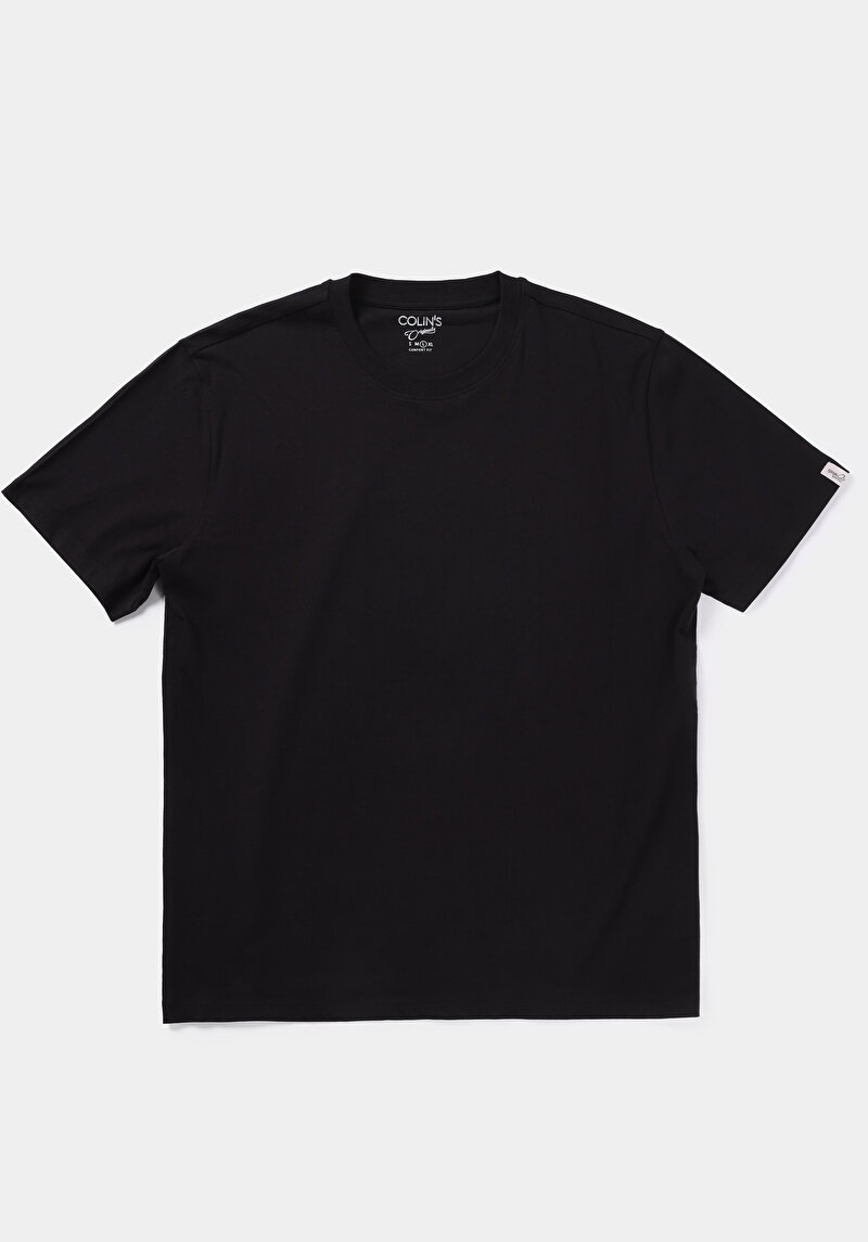 Показати інформацію про Футболка З Коротким Рукавом Чоловіча Чорна  Cl1073965