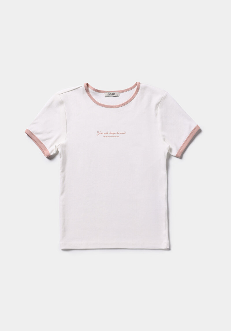 Показати інформацію про Футболка З Коротким Рукавом Жіноча Біла