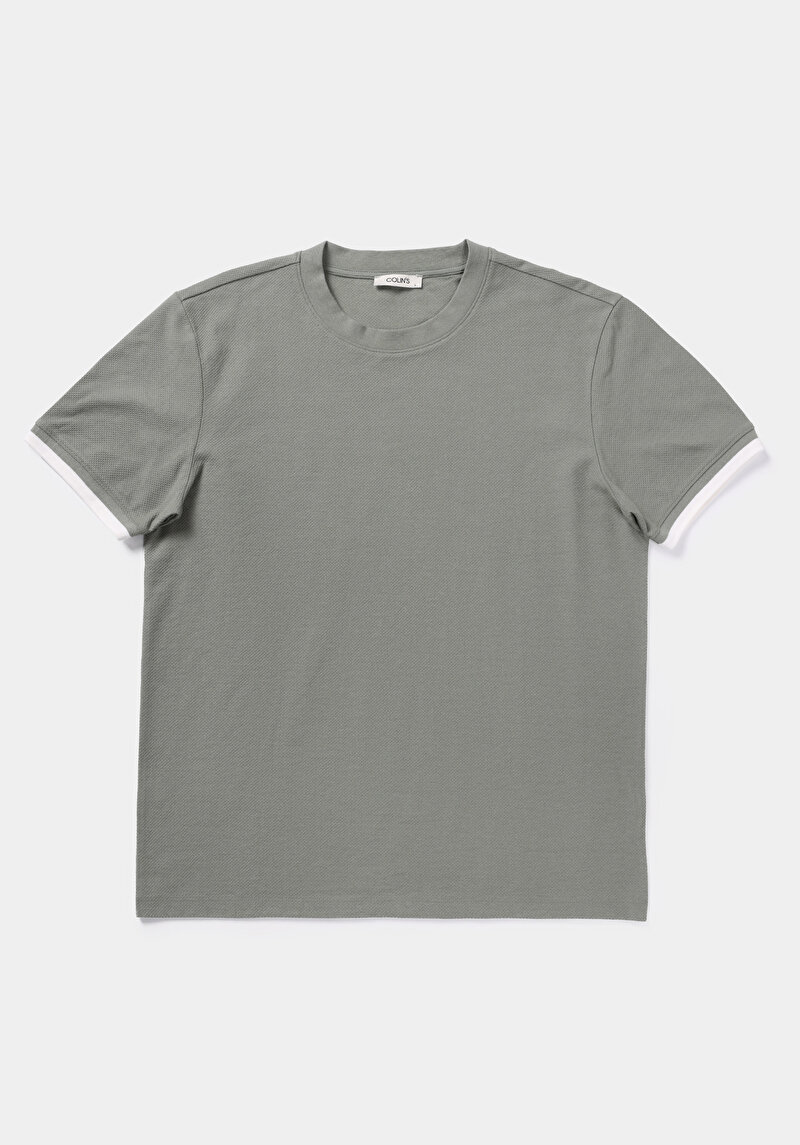 Показати інформацію про Футболка З Коротким Рукавом Чоловіча Зелена