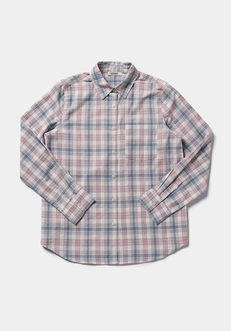 Показати інформацію про Сорочка З Довгим Рукавом Жіноча Мультіколор