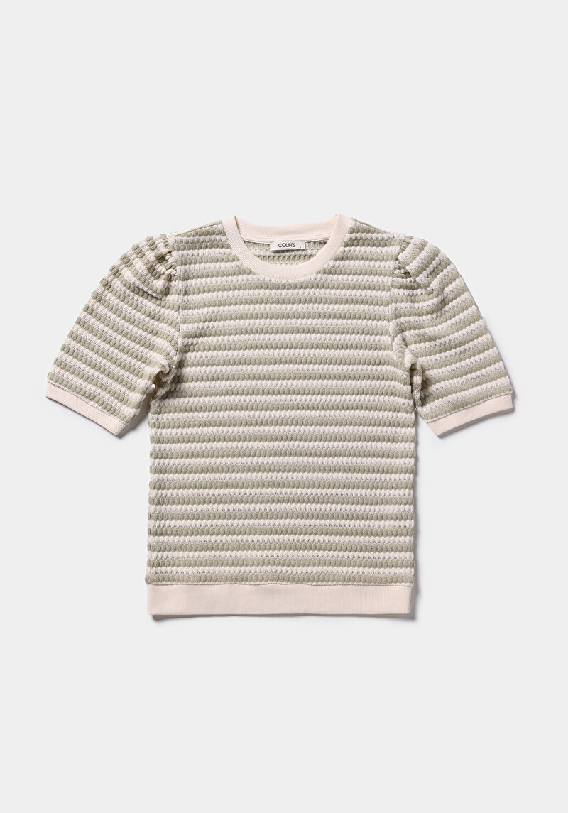 Показати інформацію про Светр Із Коротким Рукавом Жіночий Зелений