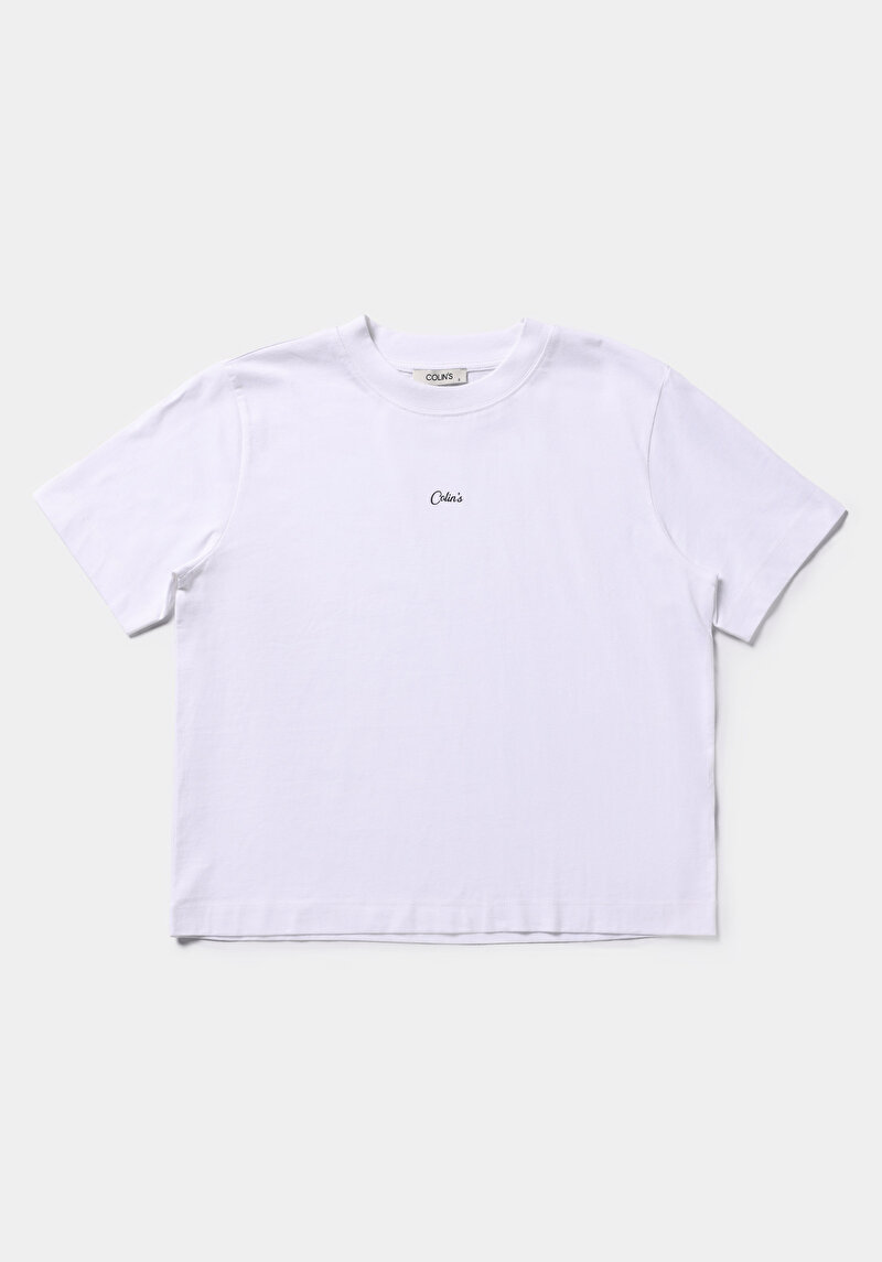 Показати інформацію про Футболка З Коротким Рукавом Жіноча Біла  Cl1079348