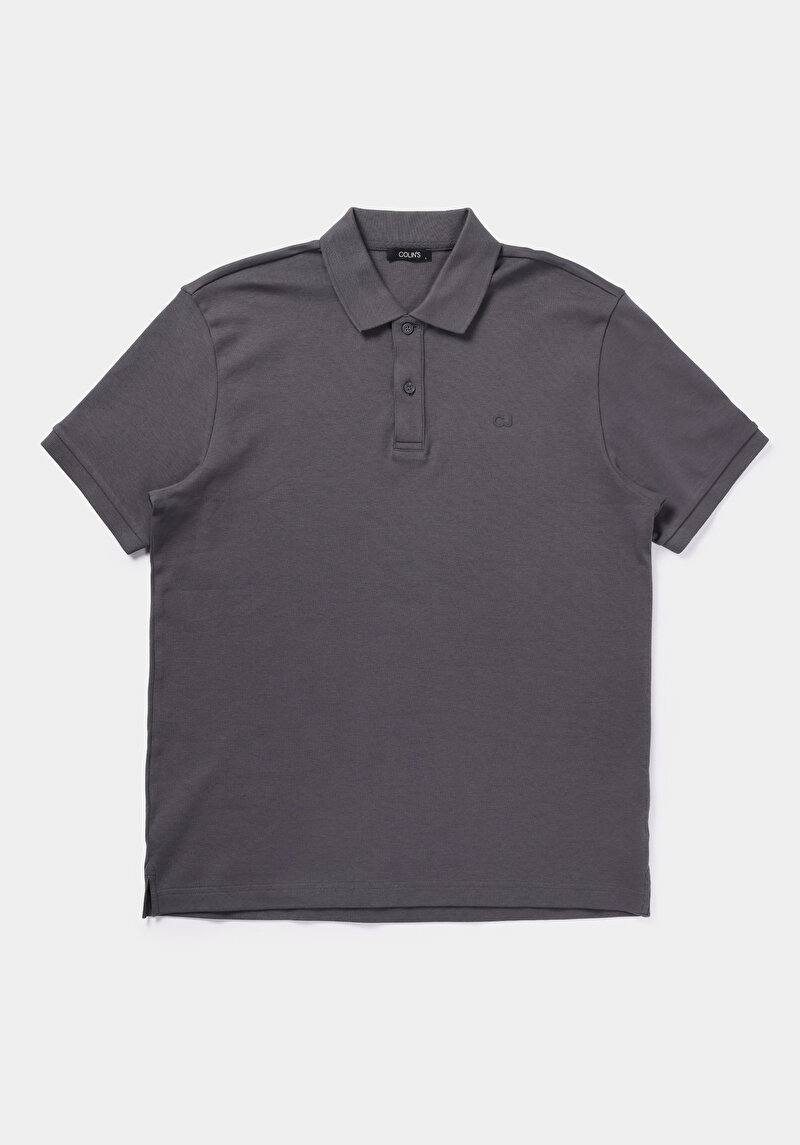 Показати інформацію про Поло З Коротким Рукавом Чоловіче Сіре