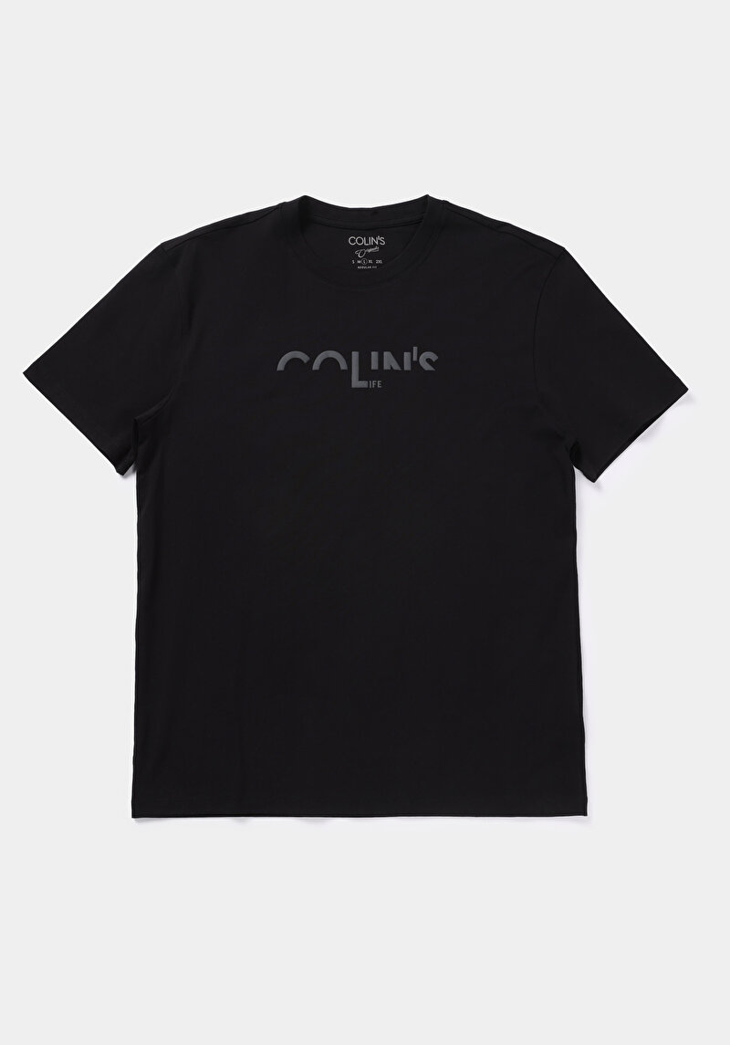 Показати інформацію про Футболка З Коротким Рукавом Чоловіча Чорна