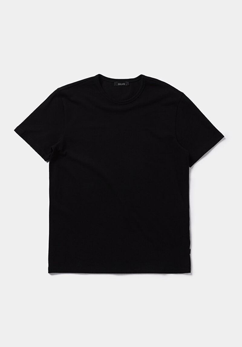 Показати інформацію про Футболка З Коротким Рукавом Чоловіча Чорна