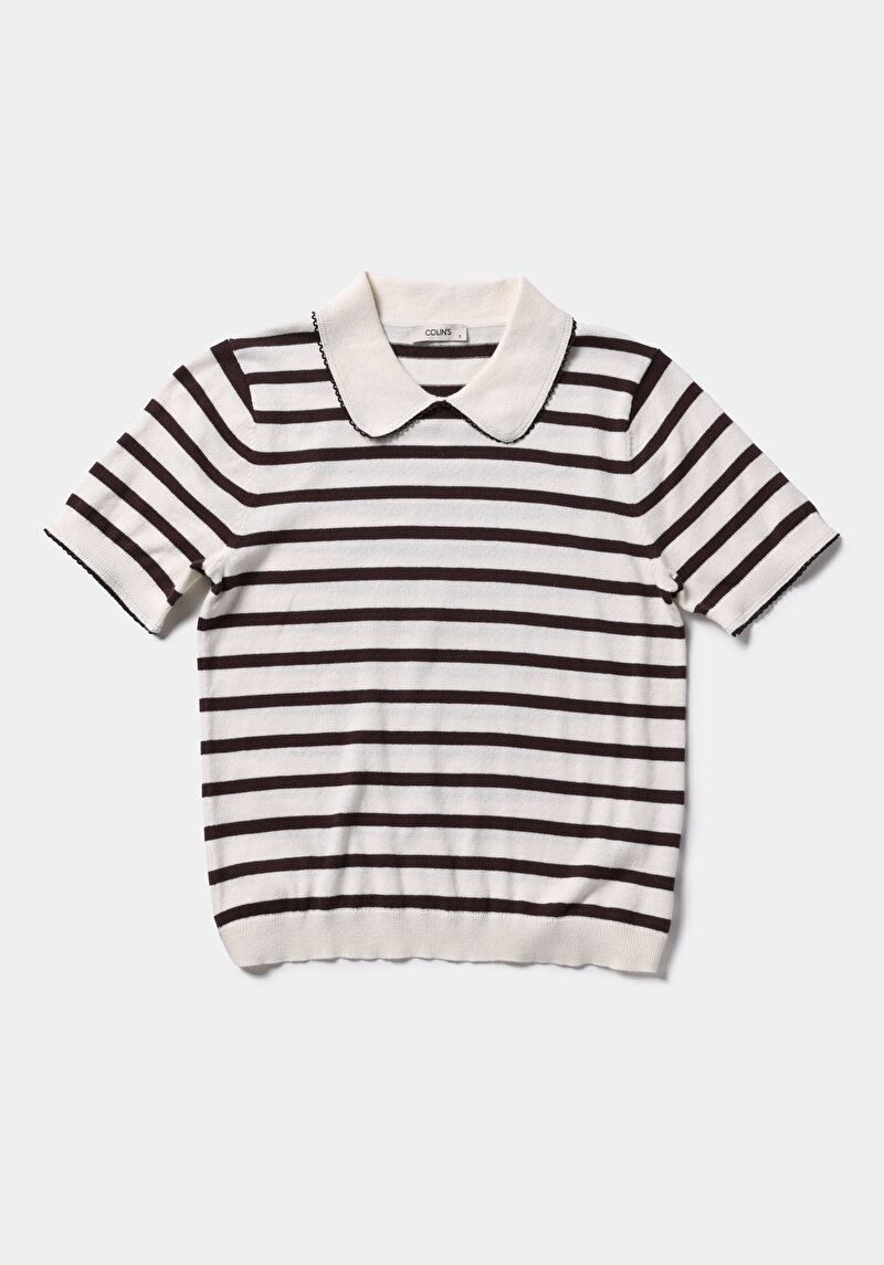 Показати інформацію про Светр Із Коротким Рукавом Жіночий Коричневий