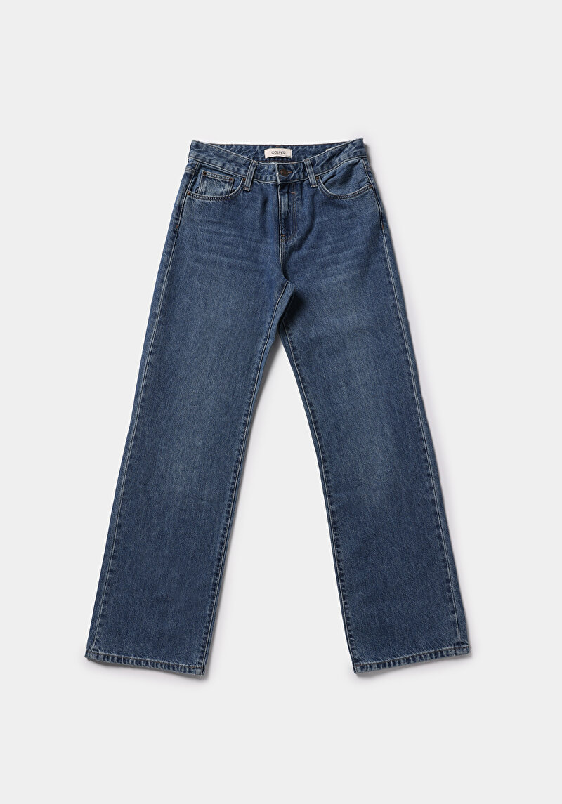 Показати інформацію про Джинси Жіночі Блакитні Прямого Крою Cl1078212