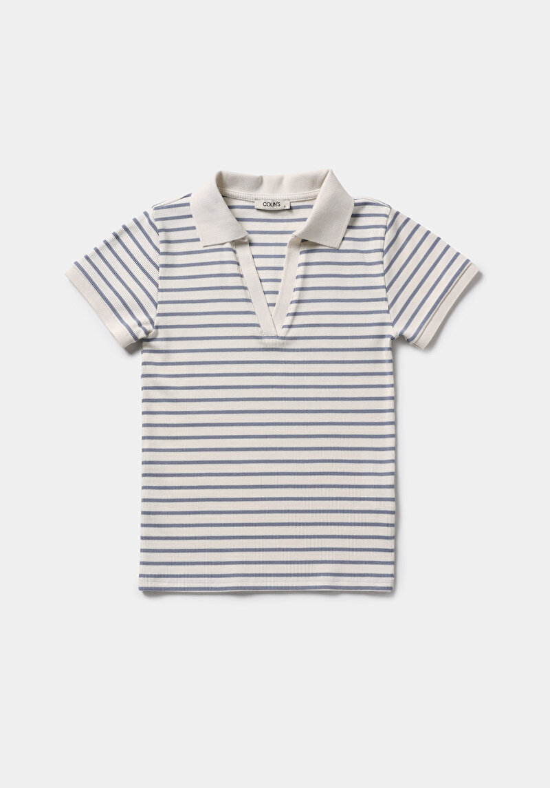 Зображення Футболка З Коротким Рукавом Жіноча Блакитна  Cl1079584