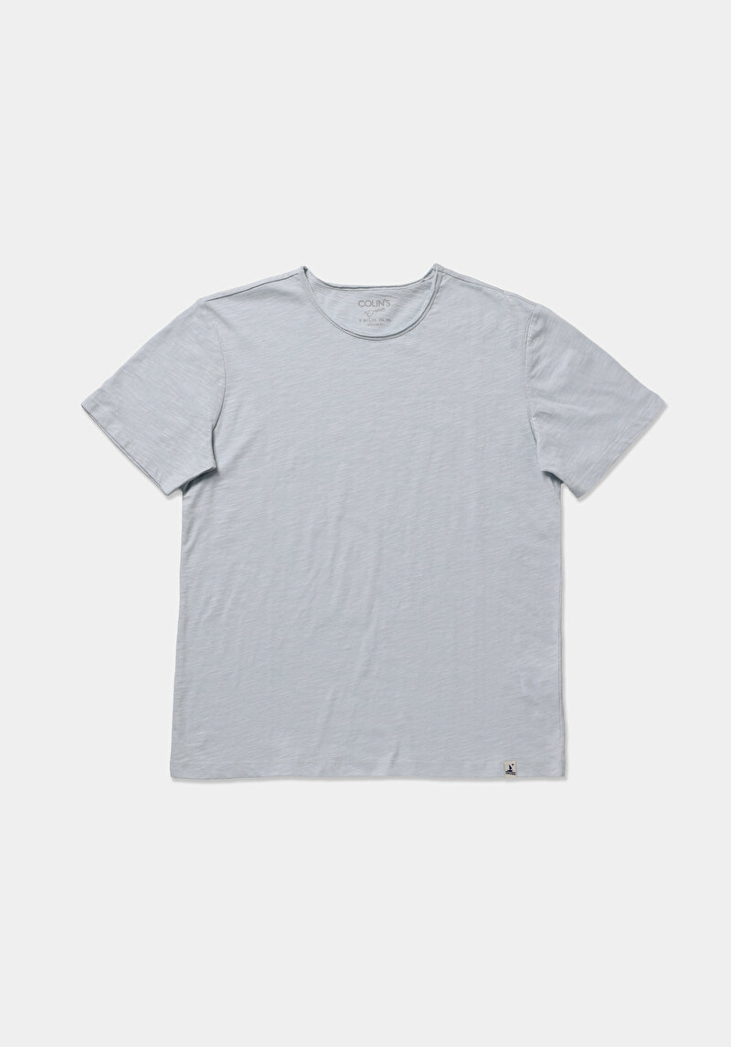 Показати інформацію про Футболка З Коротким Рукавом Чоловіча Блакитна