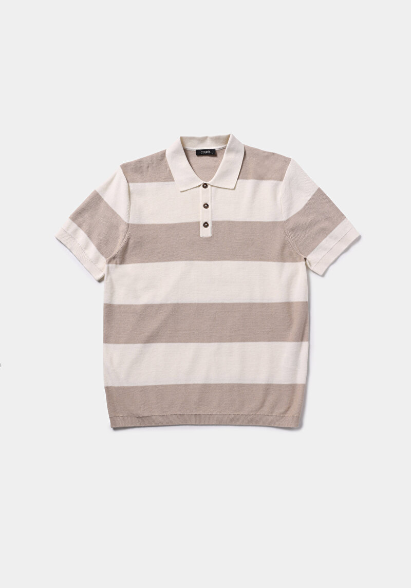 Показати інформацію про Светр Із Коротким Рукавом  Бежевий