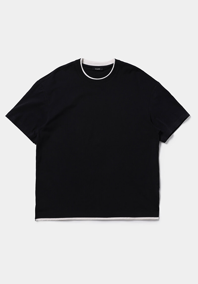 Зображення Футболка З Коротким Рукавом Чоловіча Чорна