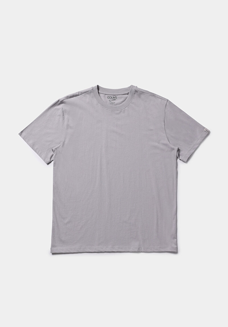 Зображення Футболка З Коротким Рукавом Чоловіча Сіра