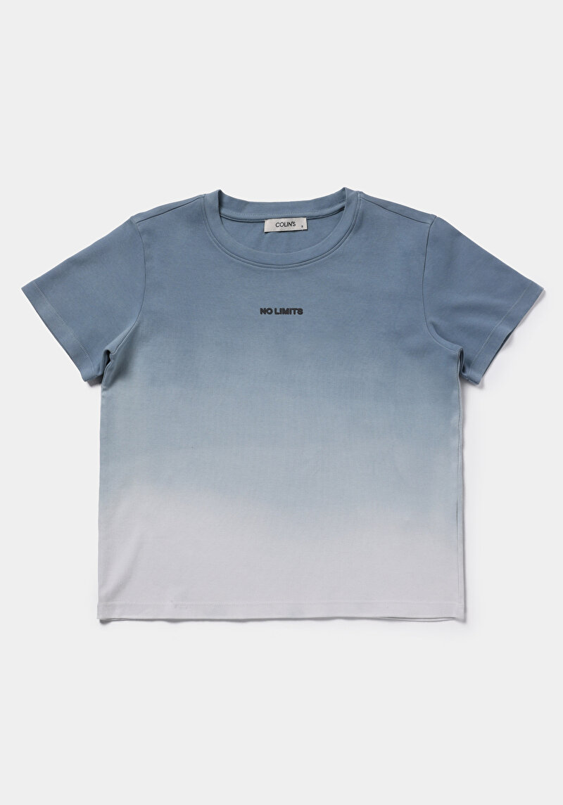 Зображення Футболка З Коротким Рукавом Жіноча Синя