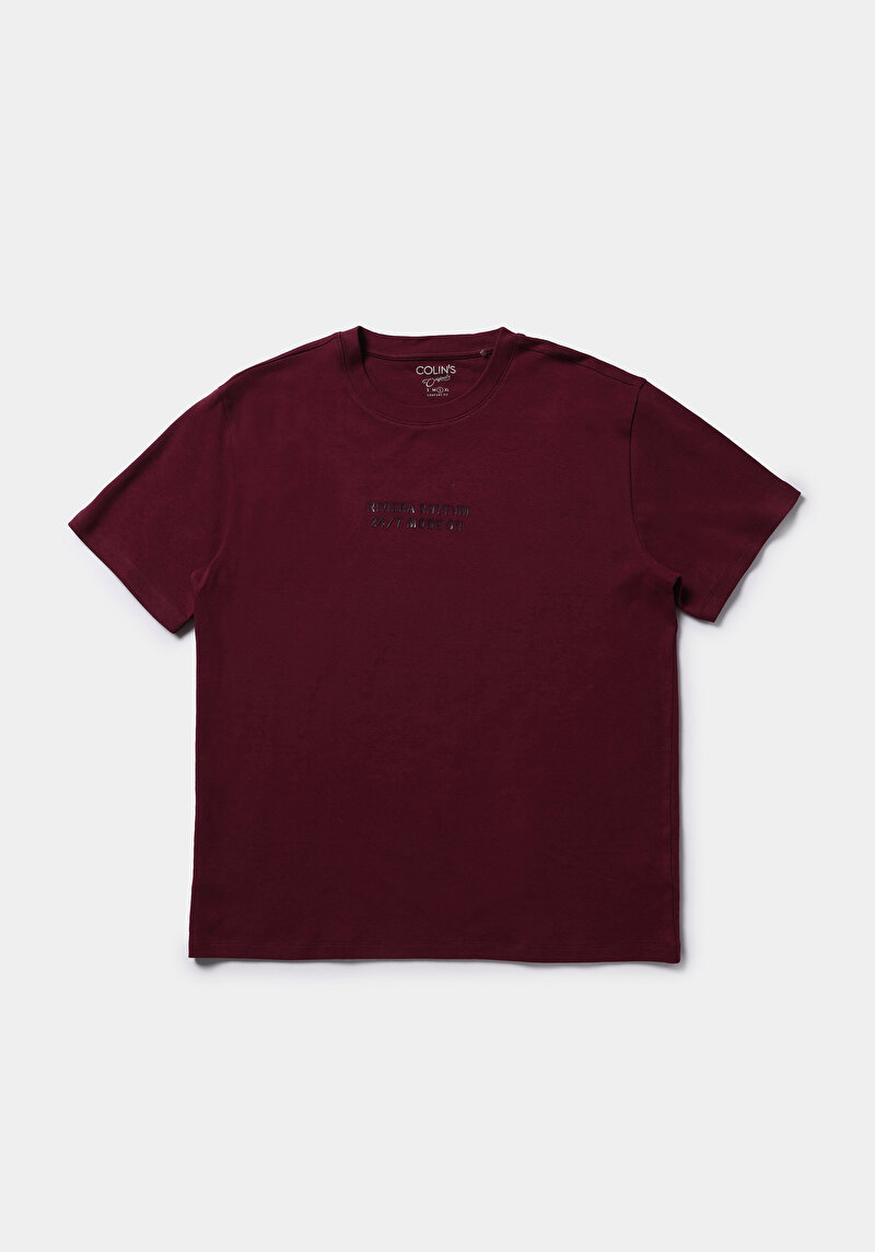 Зображення Футболка З Коротким Рукавом Чоловіча Фіолетова