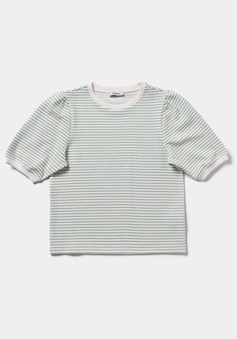 Зображення Футболка З Коротким Рукавом Жіноча Зелена