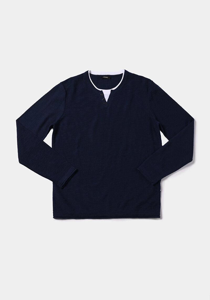 Показати інформацію про Светр Чоловічий Синій  Cl1080087