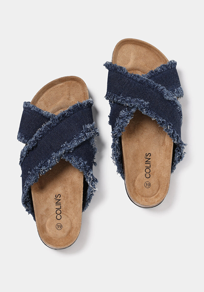 Зображення Шльопанці Жіночі Сині