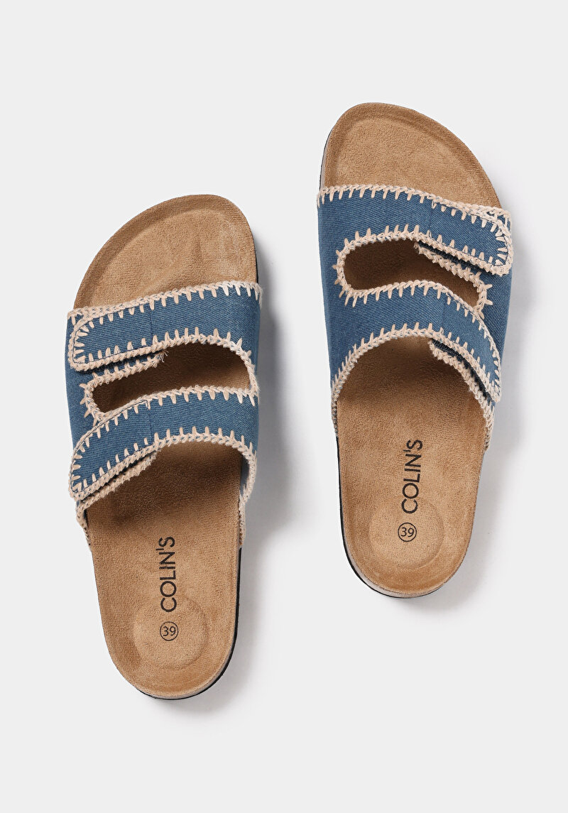 Зображення Шльопанці Жіночі Блакитні